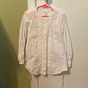 Sweet white OshKosh blouse with back tie